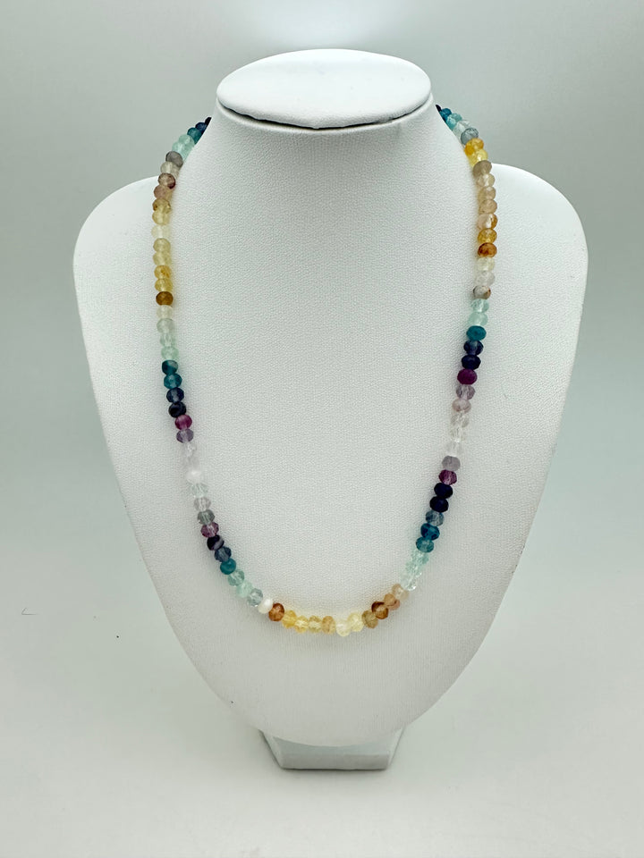 Faceted Fluorite Necklace