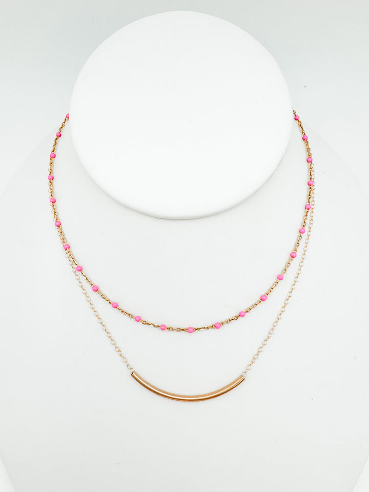 Gold Bar Necklace