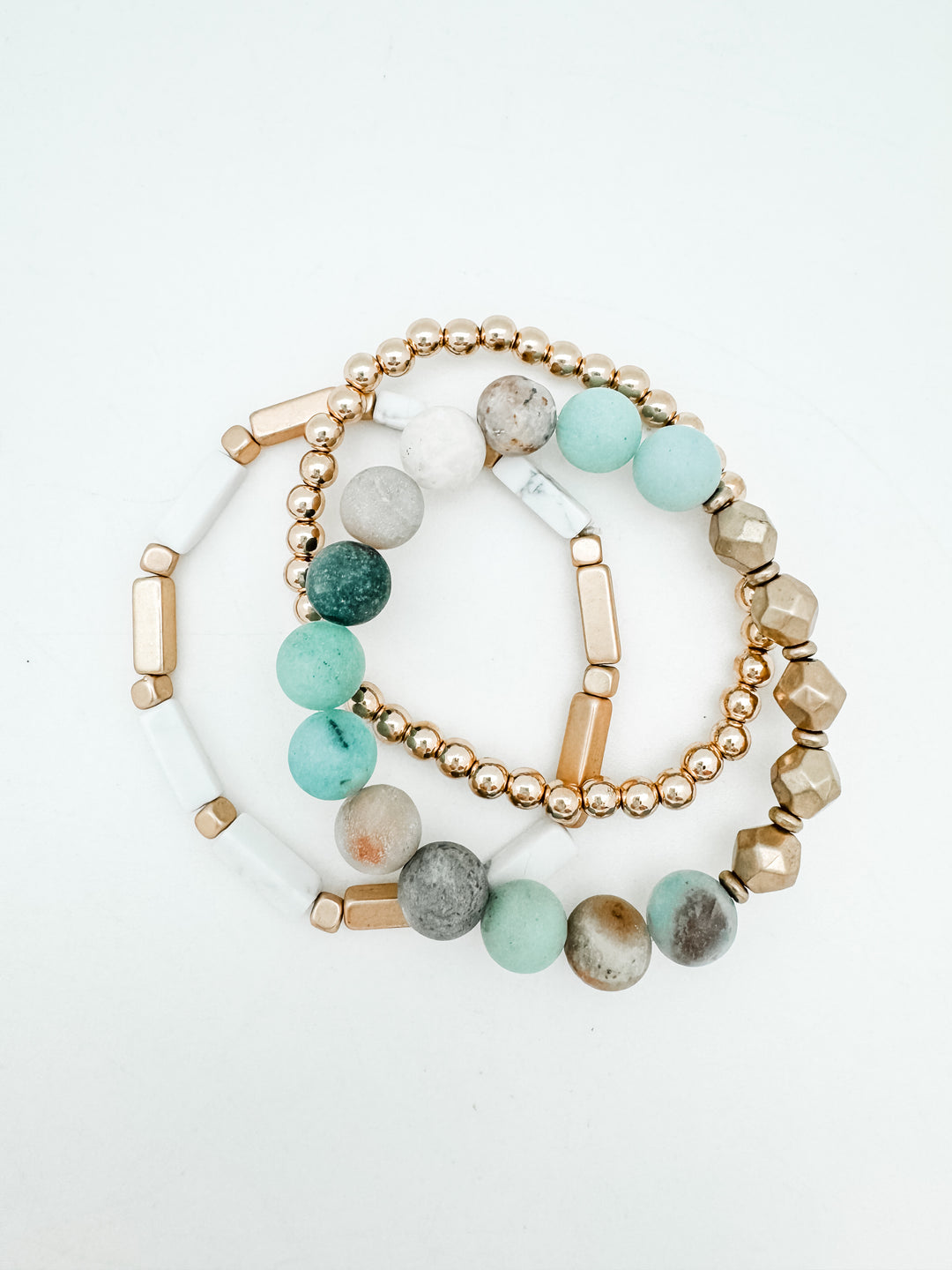 Amazonite Bracelet Stack