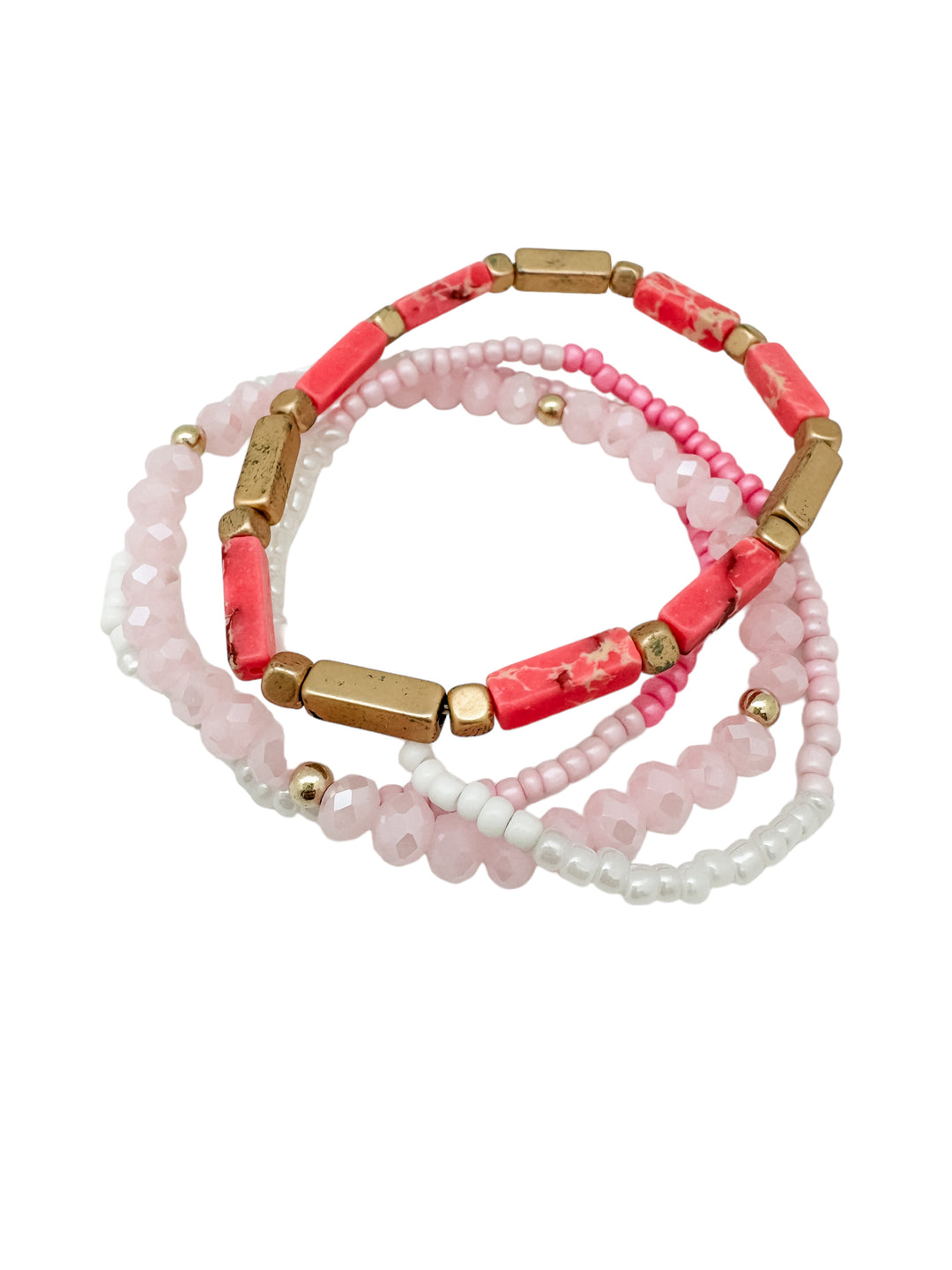 Pink Bracelet Stack