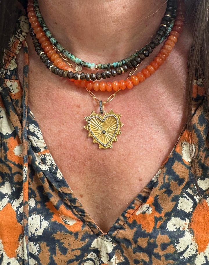 Vintage Heart Pendant