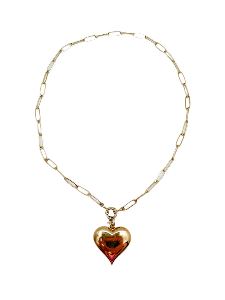 Puff Heart Necklace