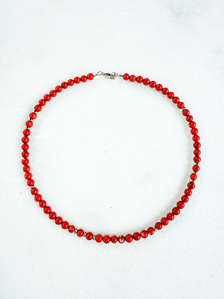 Tate Red Coral Necklace