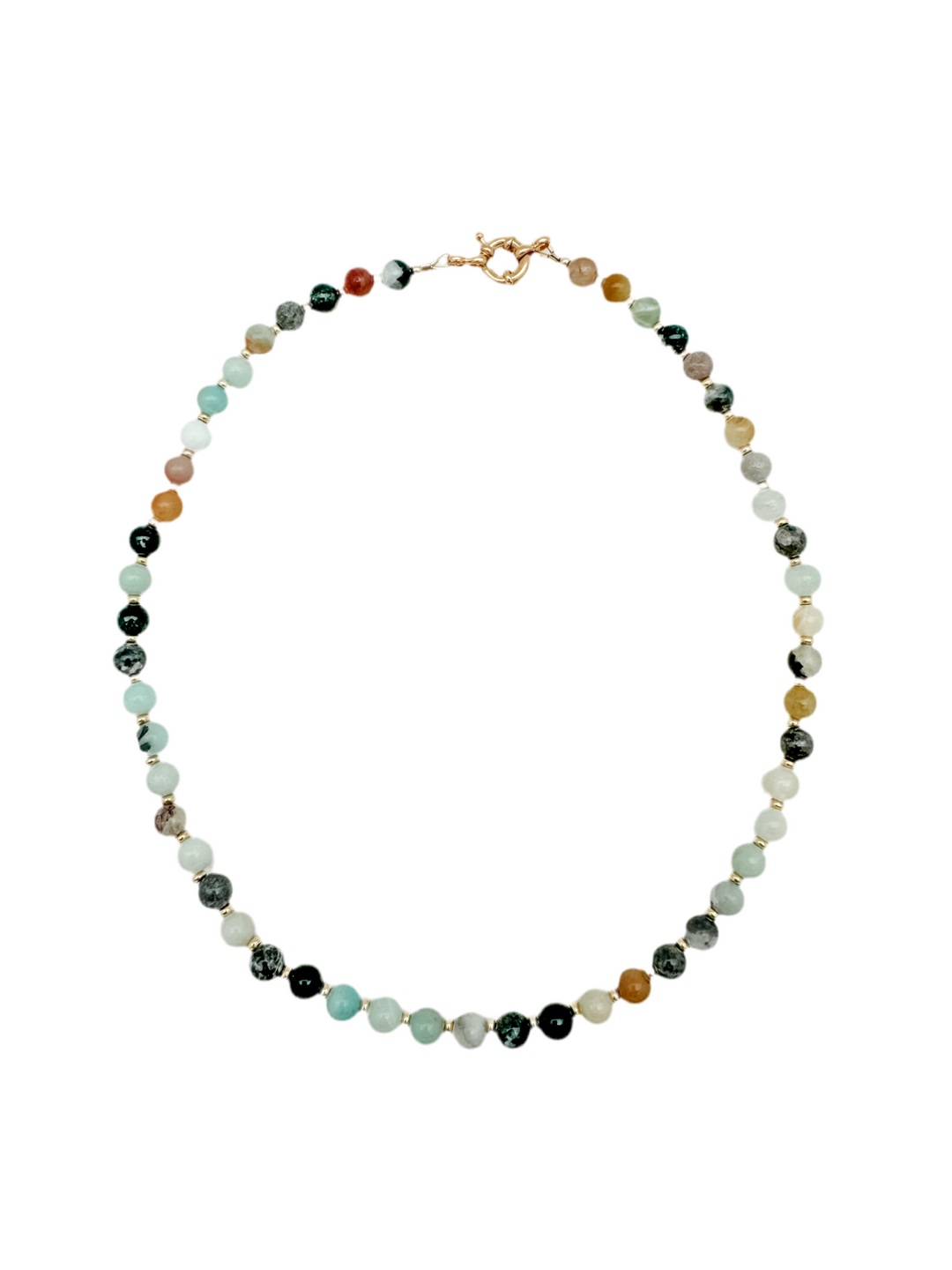 Amazonite Ball Necklace