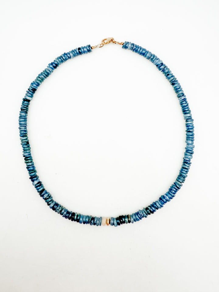 Blue Kyanite West Palm Necklace