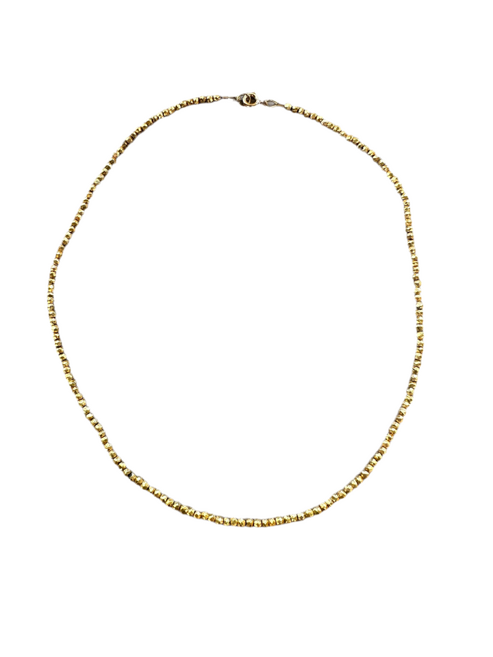 Gold Pyrite Layer Necklace
