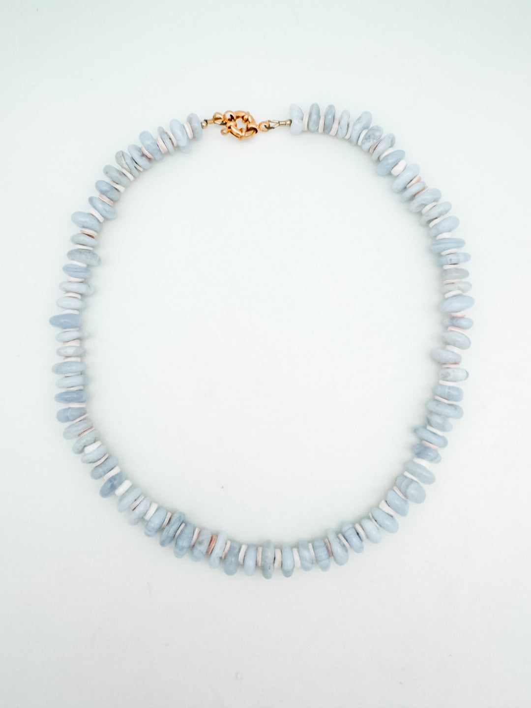 Blue Lace Agate Necklace