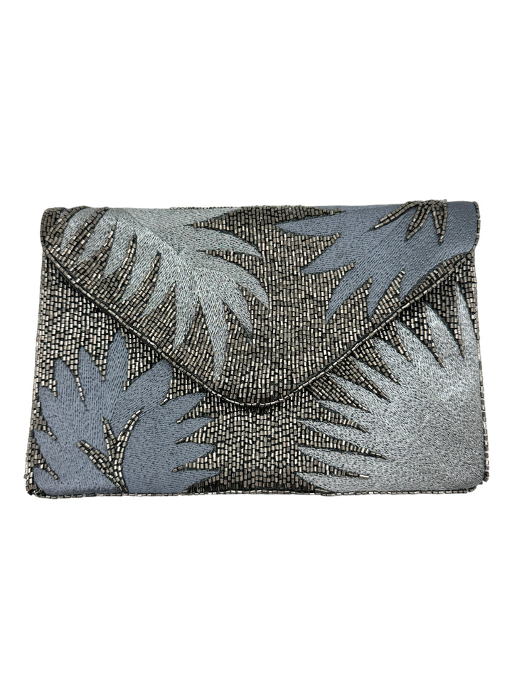 Silver and Gray Clutch