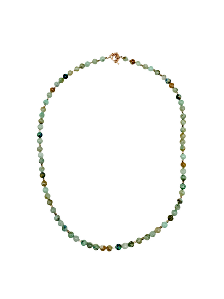 Chrysocolla Long Layer Necklace