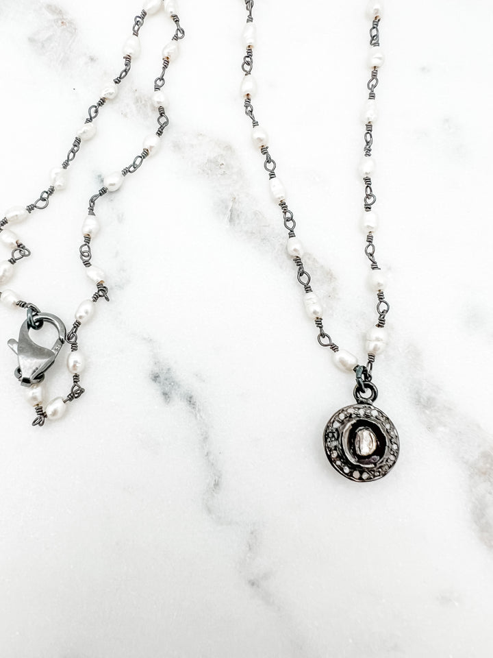 Rose cut Diamond Necklace