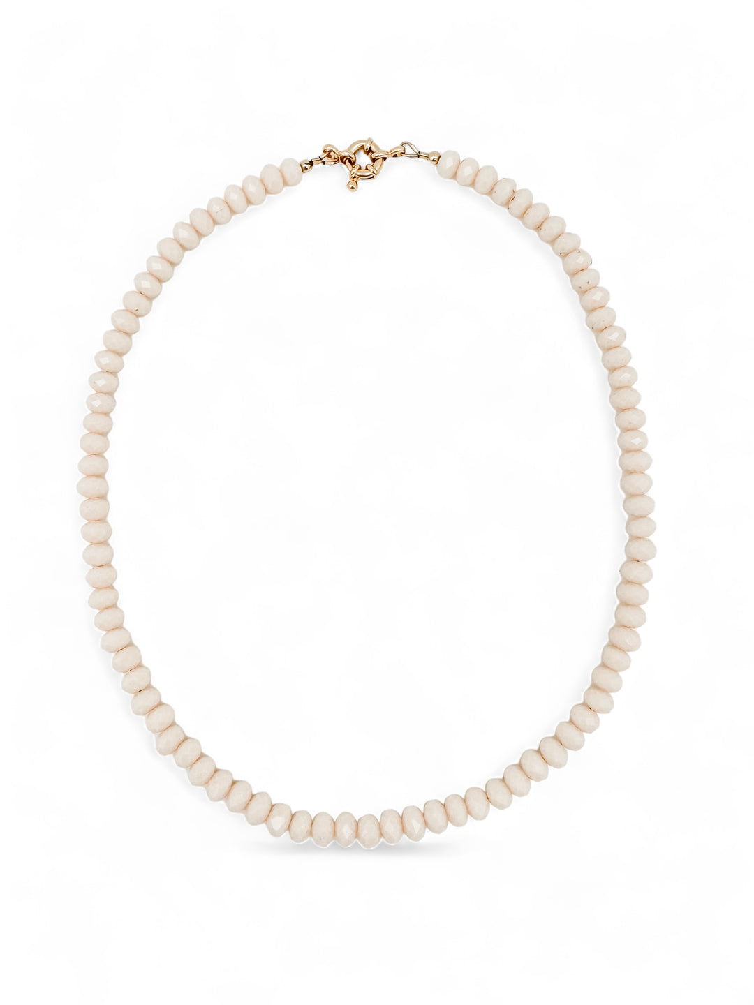 Pale Pink Crystal Necklace