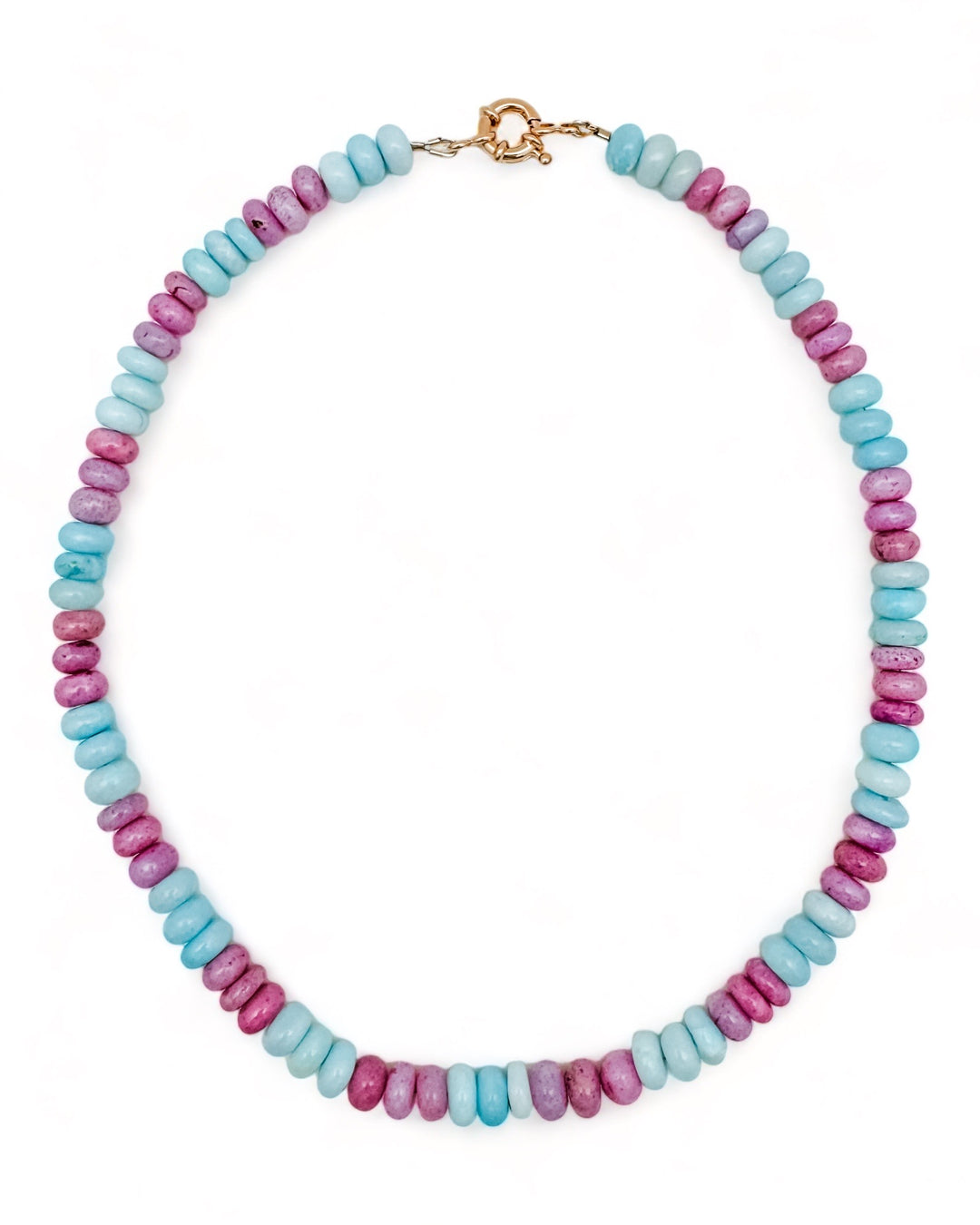 Palm Beach Blue and Purple Gemstone Necklace