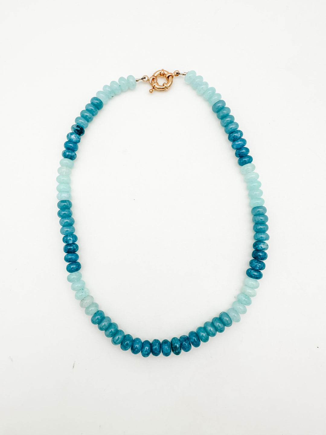 Palm Beach Blue Mixed Necklace