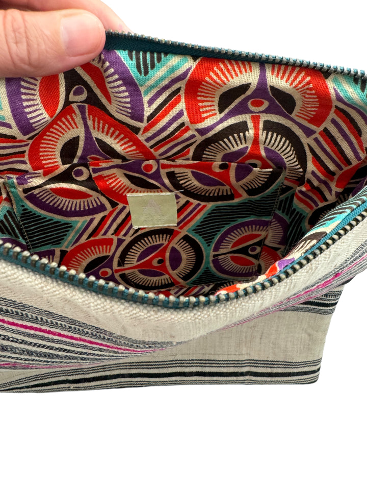 Hmong Stripe Clutch