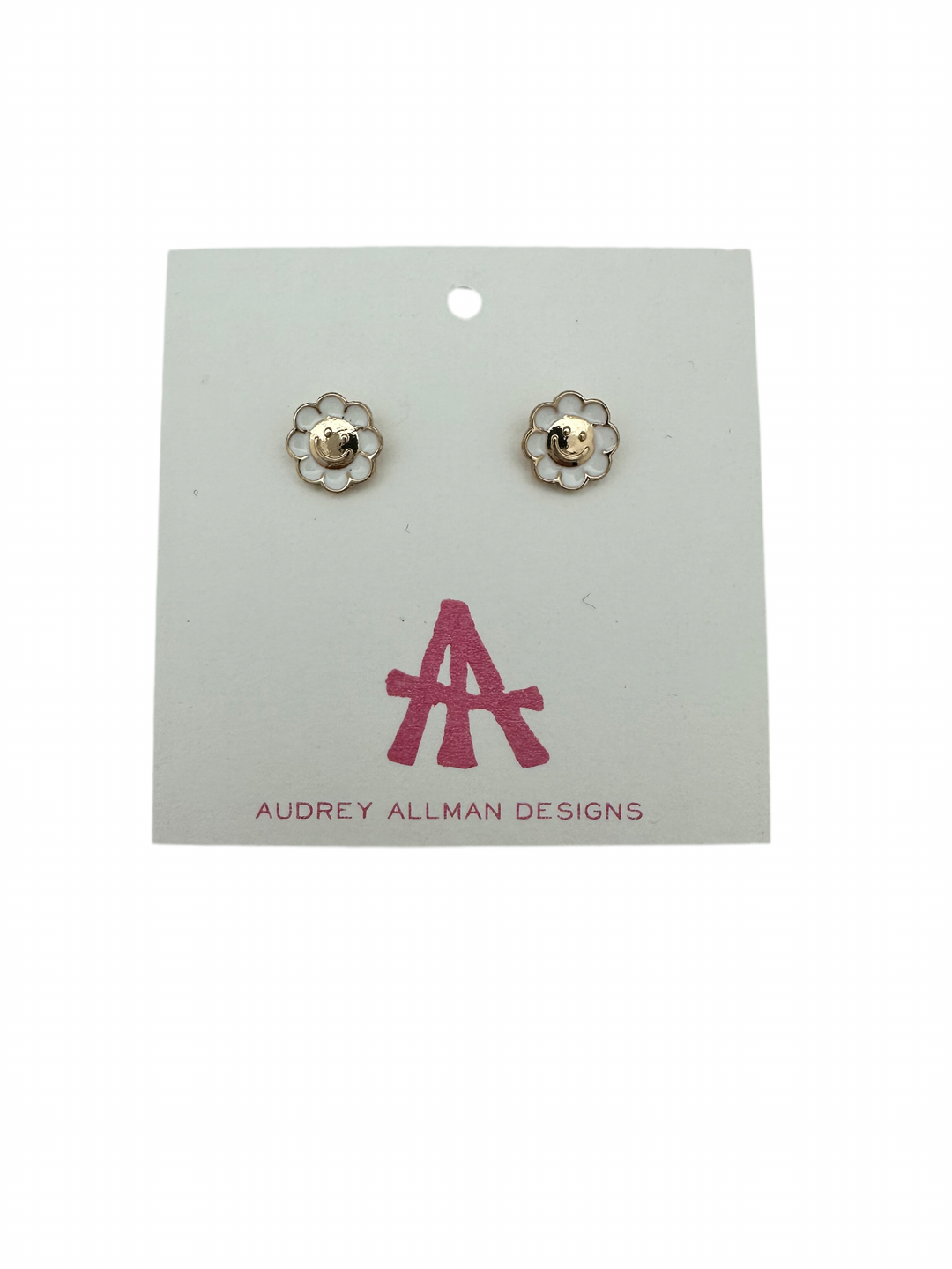 Smiley Daisy Stud Earrings