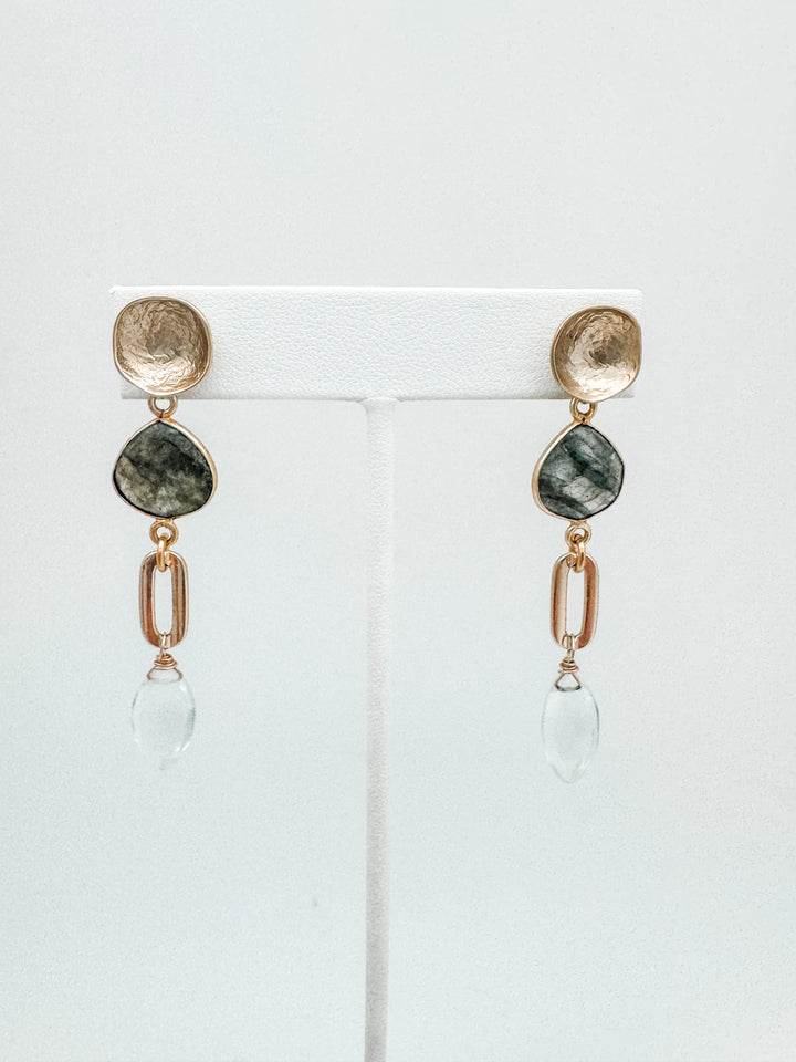 Labradorite Drop Earring