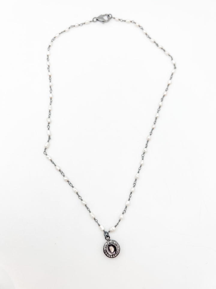 Rose cut Diamond Necklace