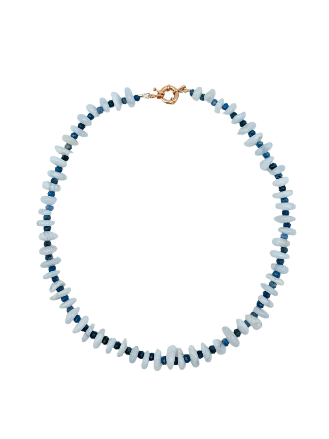 Blue Lace Agate Necklace