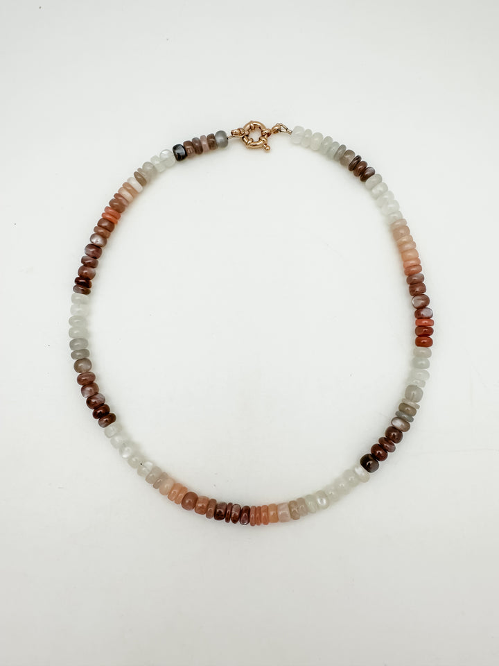 Ombré Moonstone Gemstone Necklace