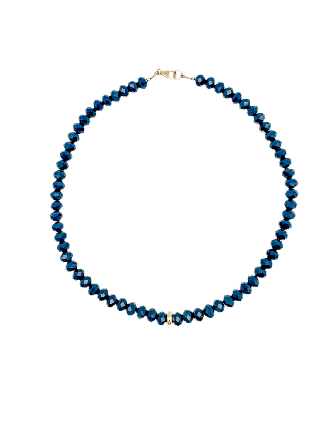 Navy Crystal Necklace