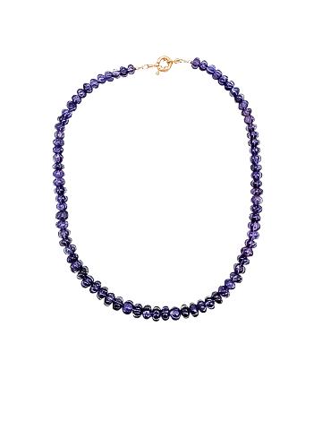 Carved Amethyst Necklace