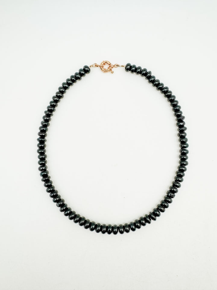 Black Gemstone Candy Necklace