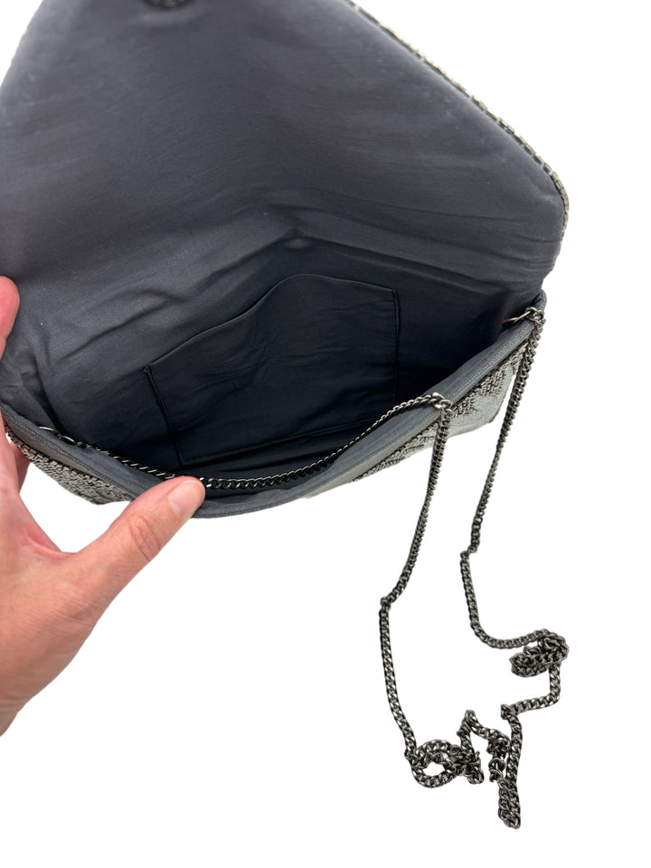 Silver and Gray Clutch