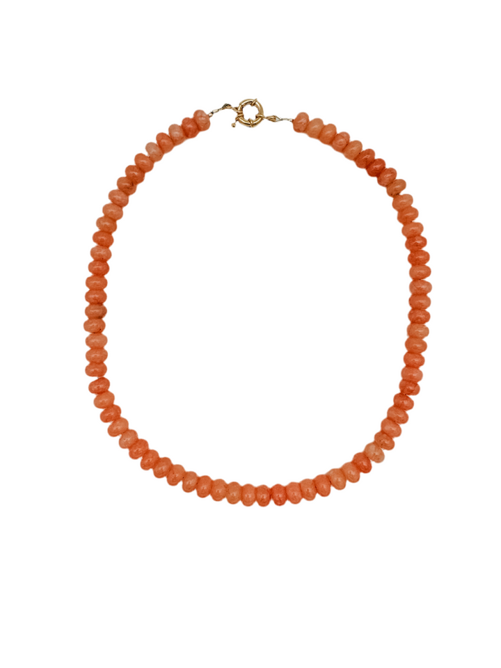 Tangerine Candy Jade Necklace