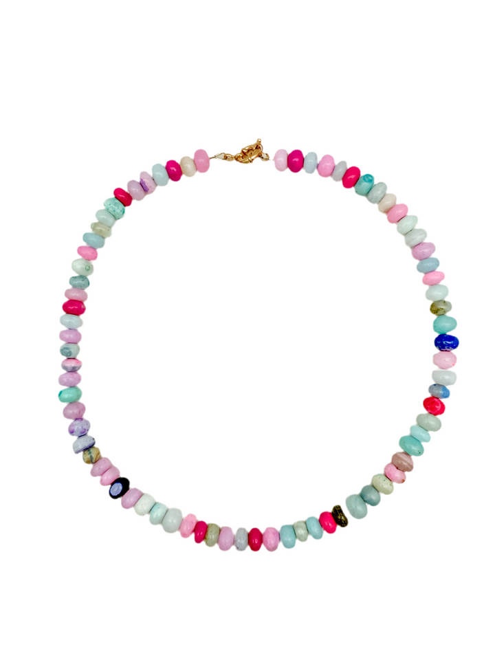 Mixed Pink Palm Beach Candy Necklace