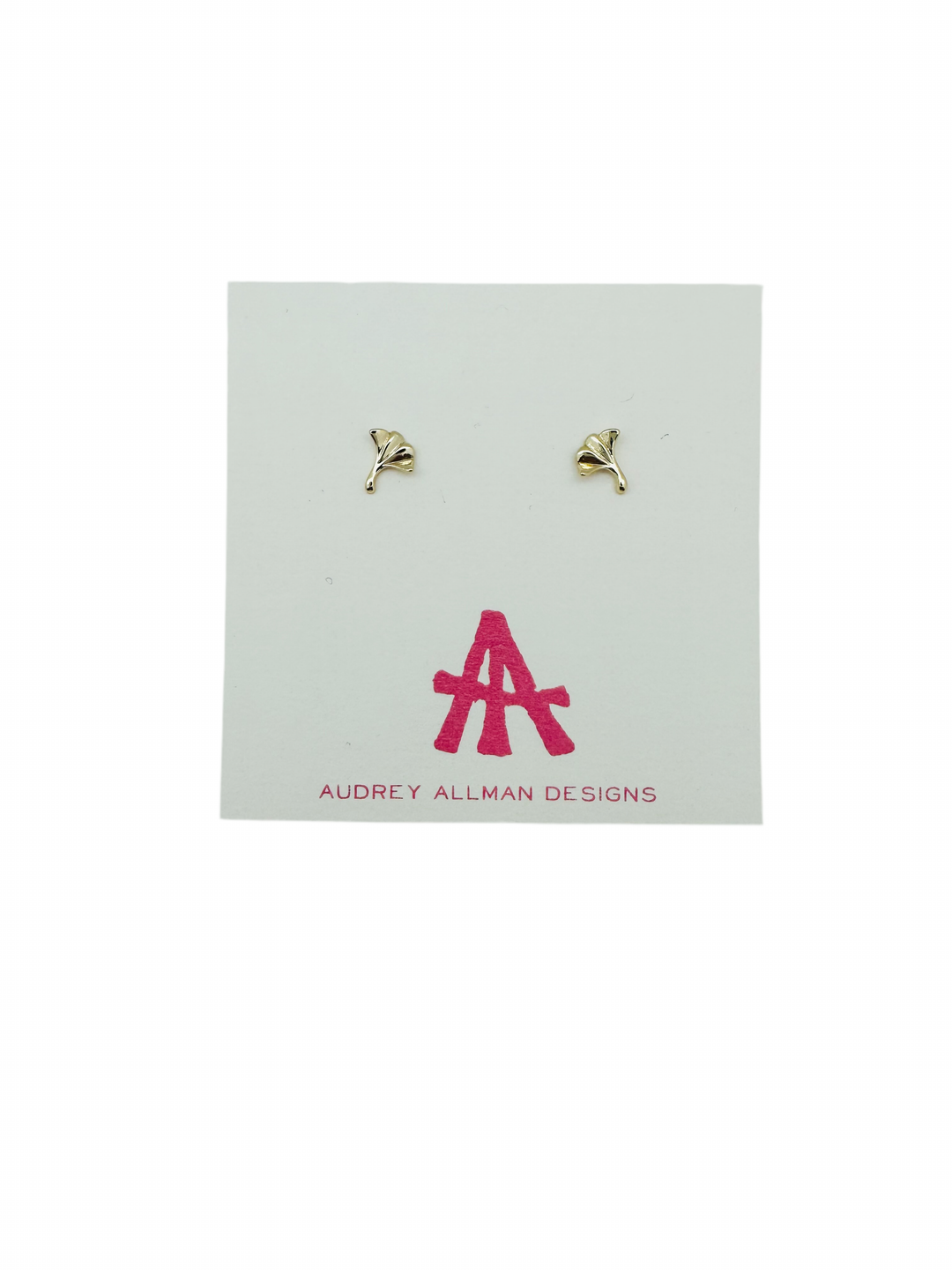 Ginkgo Leaf Studs