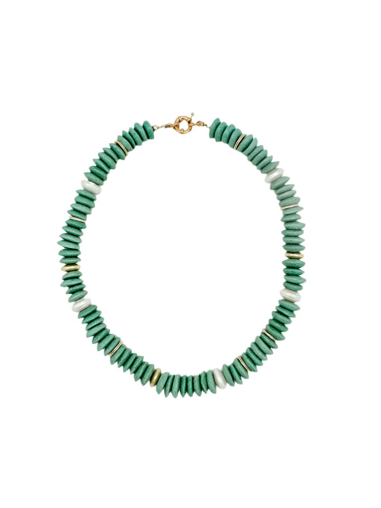 Green Key Largo Statement Necklace