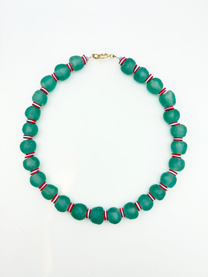 Teal Green Poolside Necklace