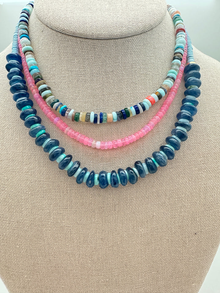 Kyanite and Blue Jasper Necklace
