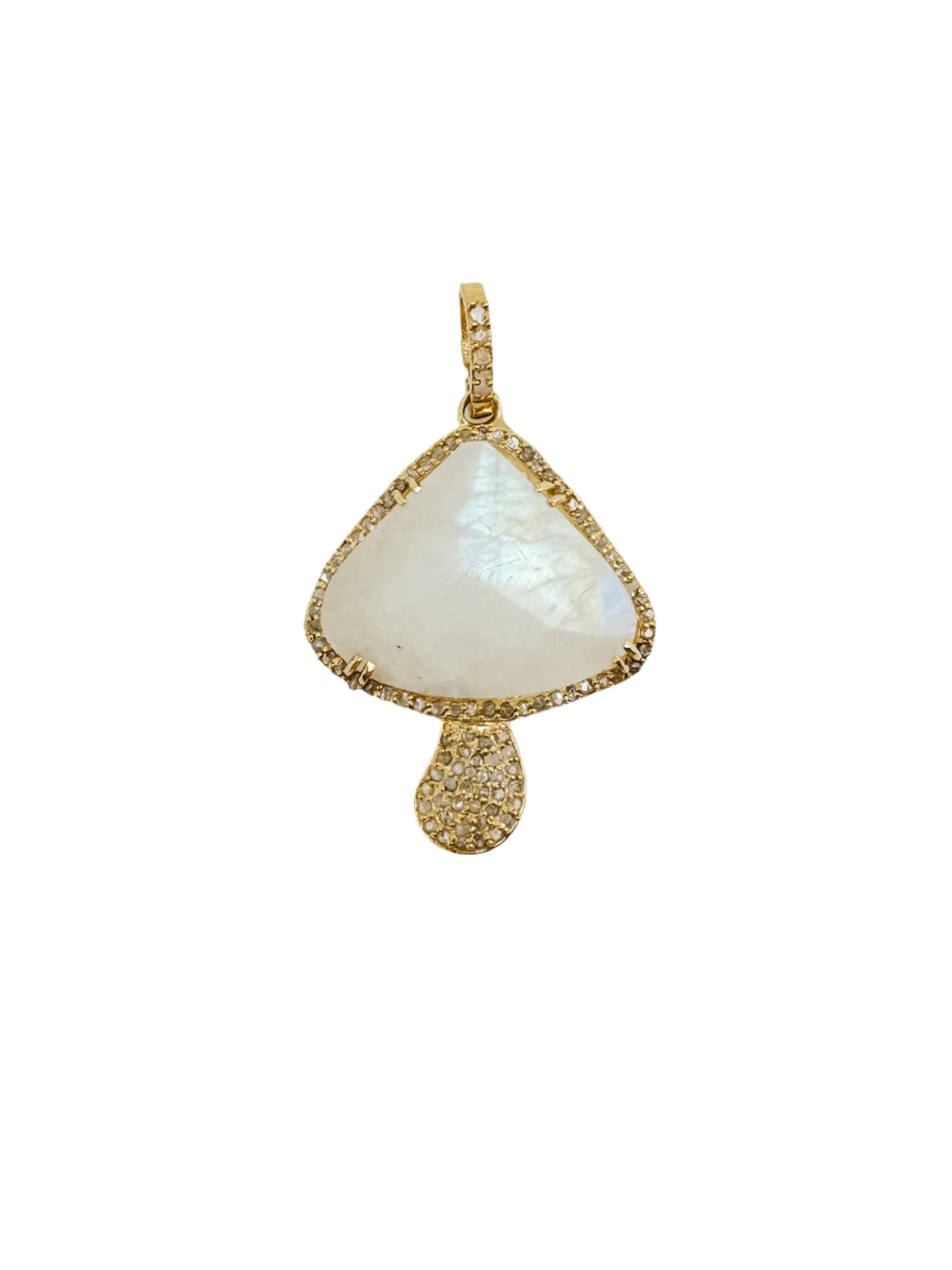 Moonstone Mushroom Pendant