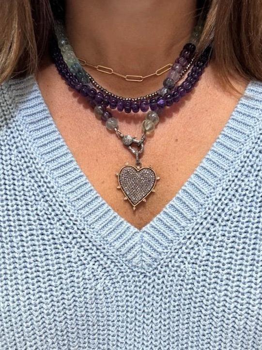 Purple_Layers Necklaces