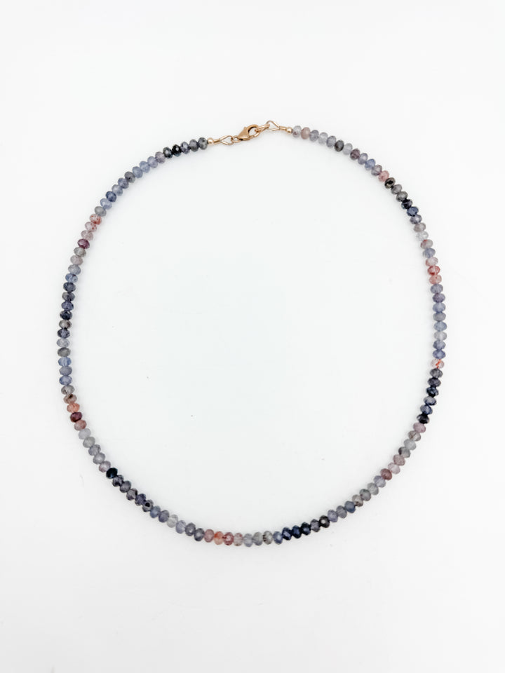 Sunstone Iolite Layer Necklace