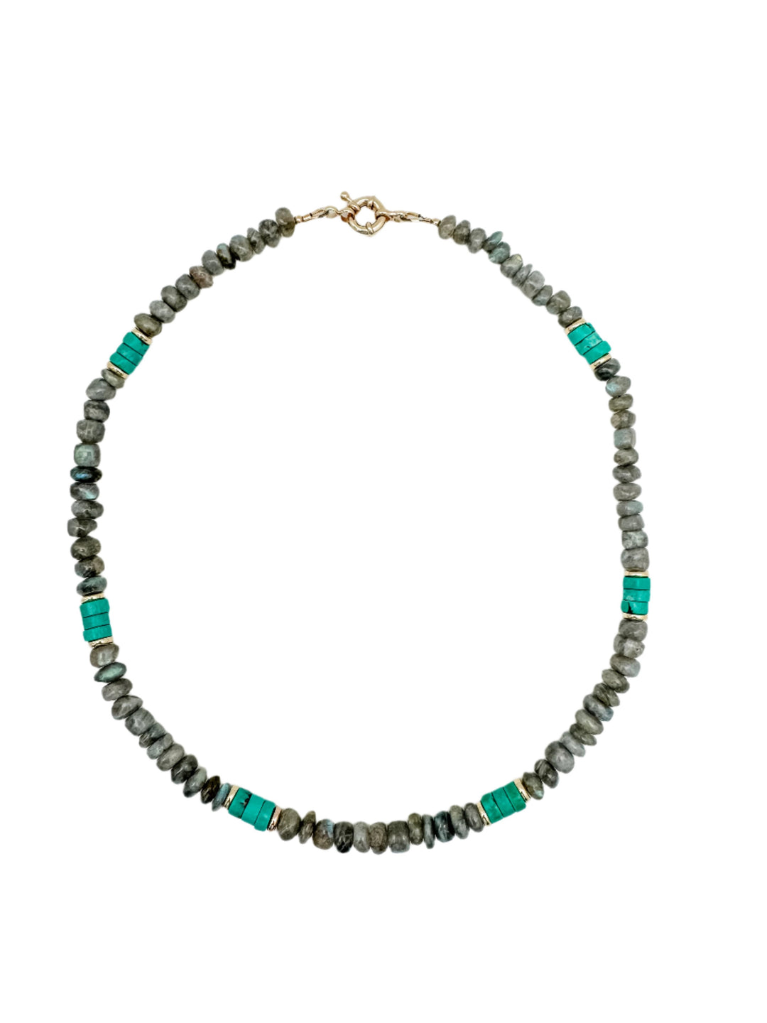 Turquoise and Labradorite Necklace