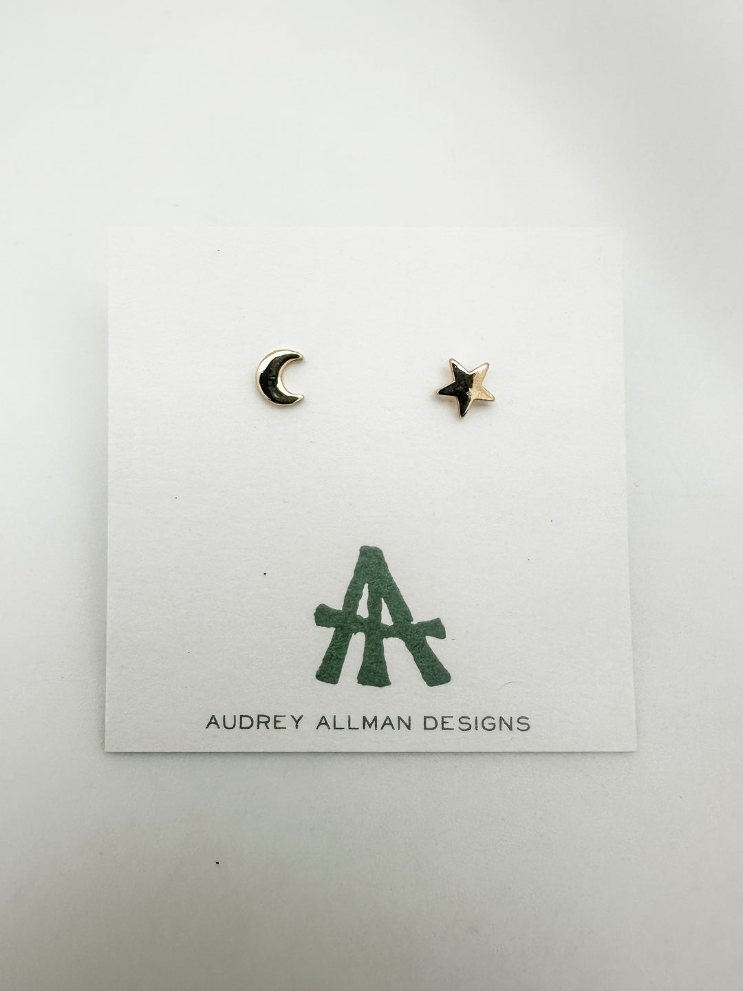 Star Moon Studs