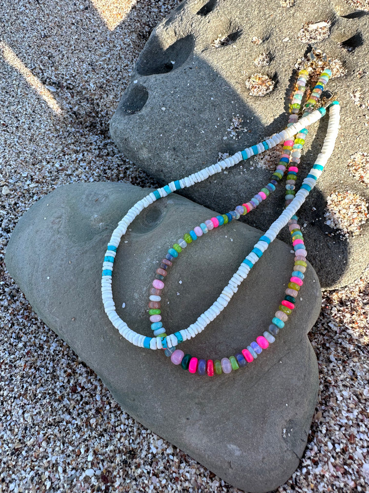 Medium Disco Opal Necklace
