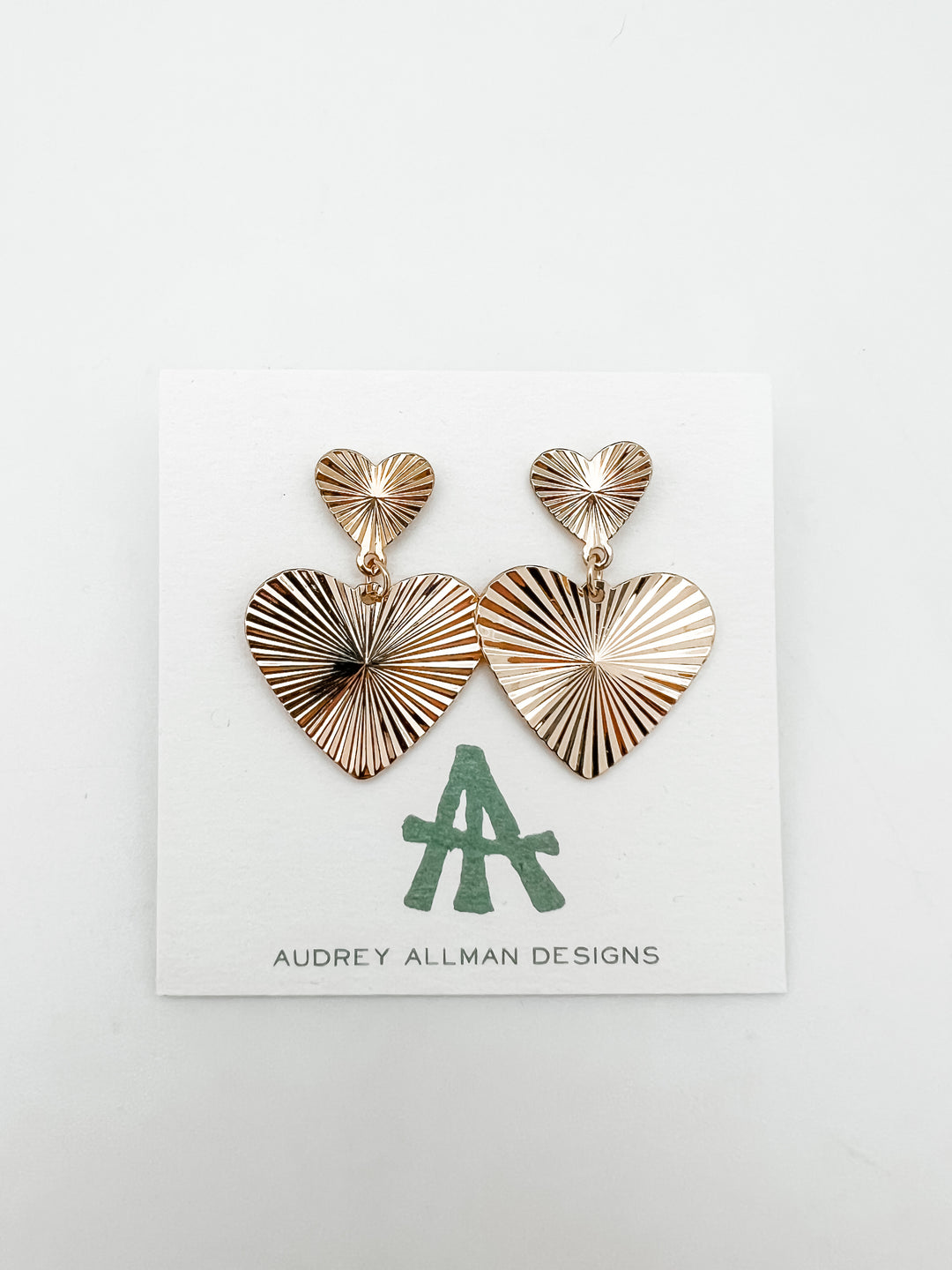 Vintage Heart Earring