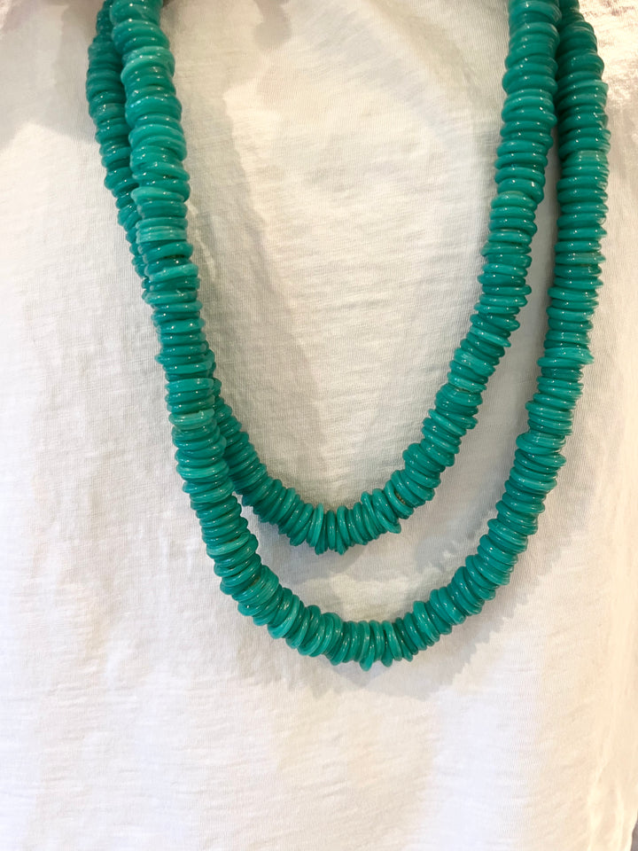 Double Wrap Trade Necklace