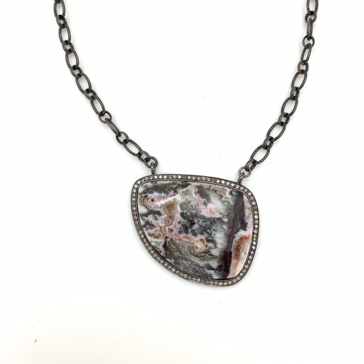 Scanlandia Gemtone and Diamond Necklace