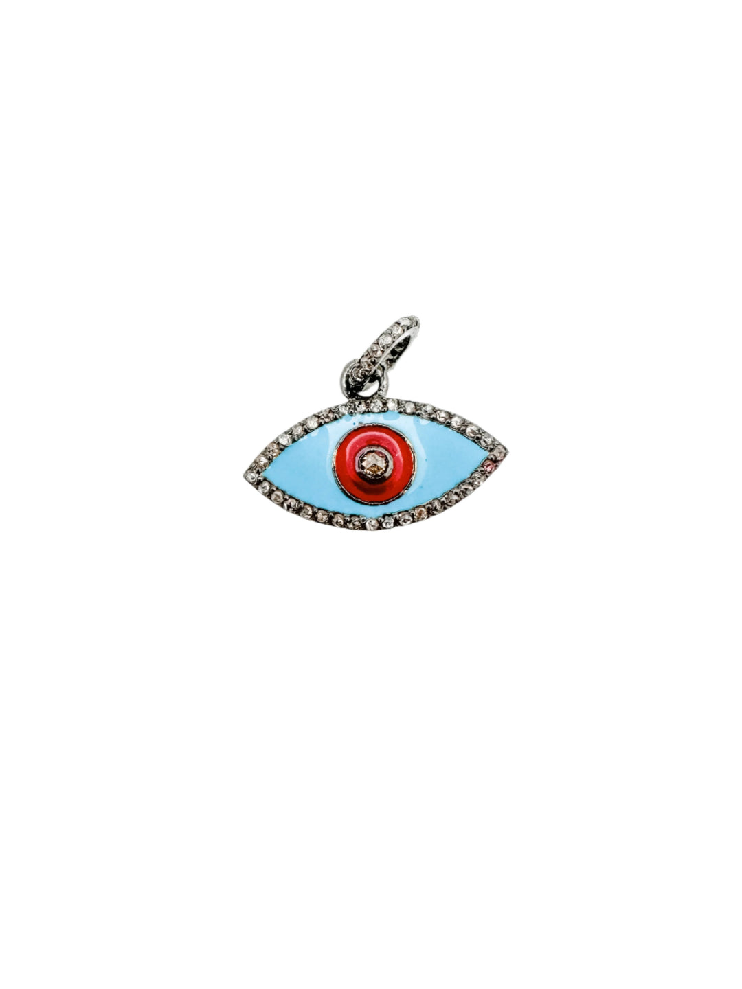 Enamel Evil Eye Pendant