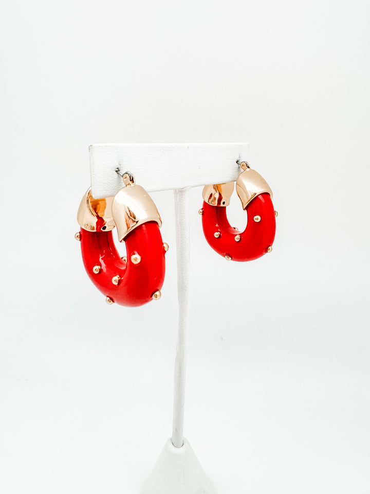 Acrylic Hoop Earring