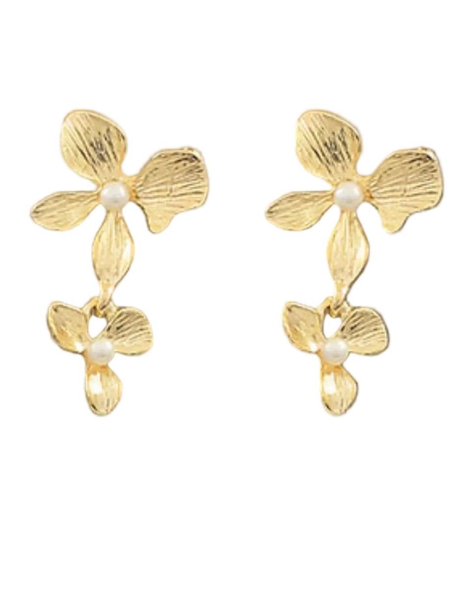 Double Flower Earring