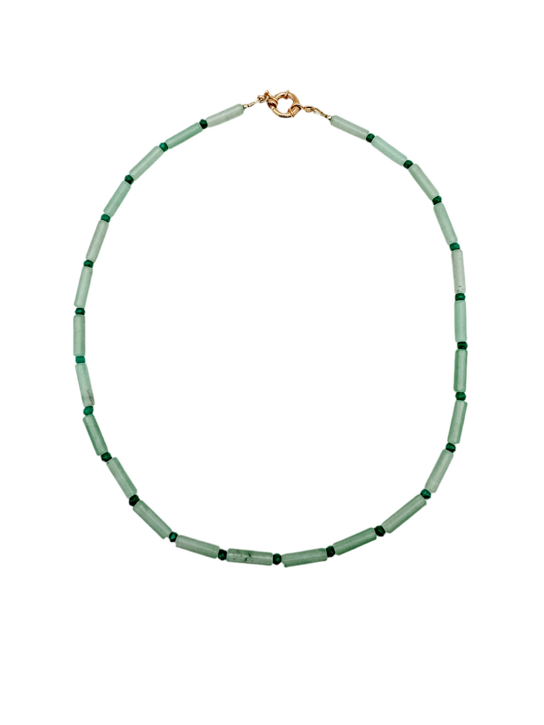 Green Jade Layer Necklace