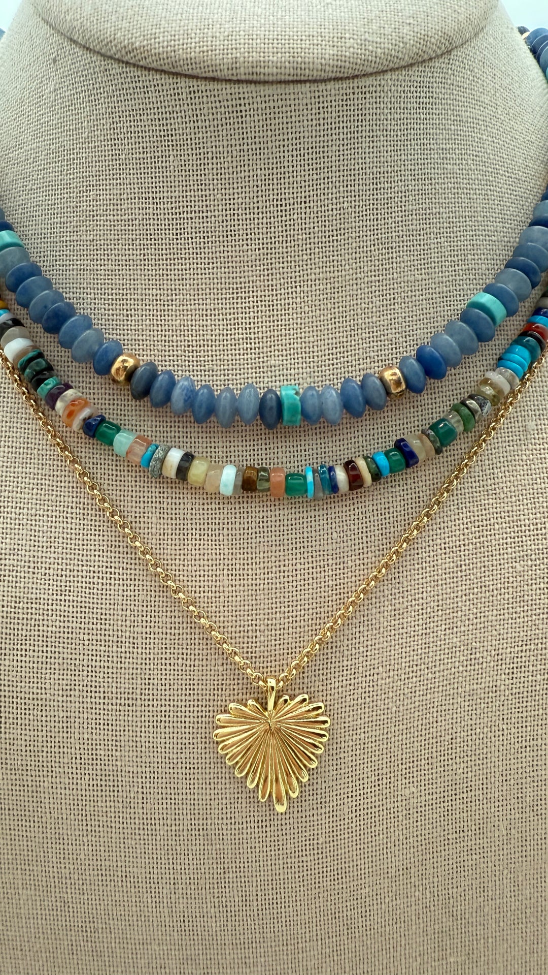 Fall Mixed Gemstone West Palm Necklace