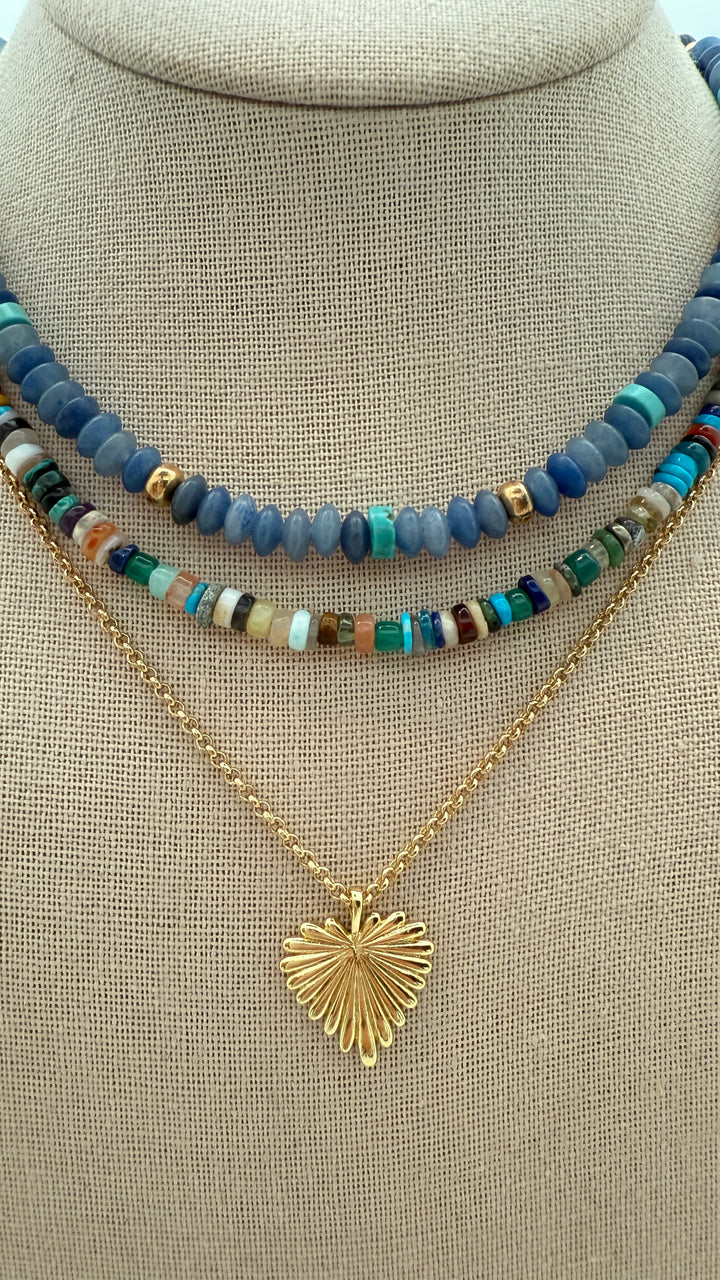 Fall Mixed Gemstone West Palm Necklace