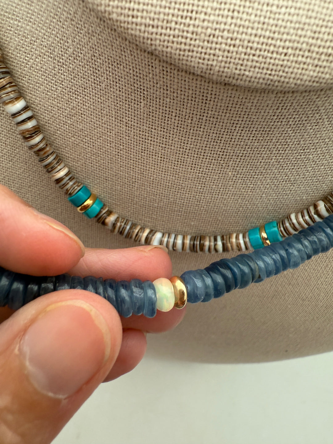 Blue Kyanite West Palm Necklace