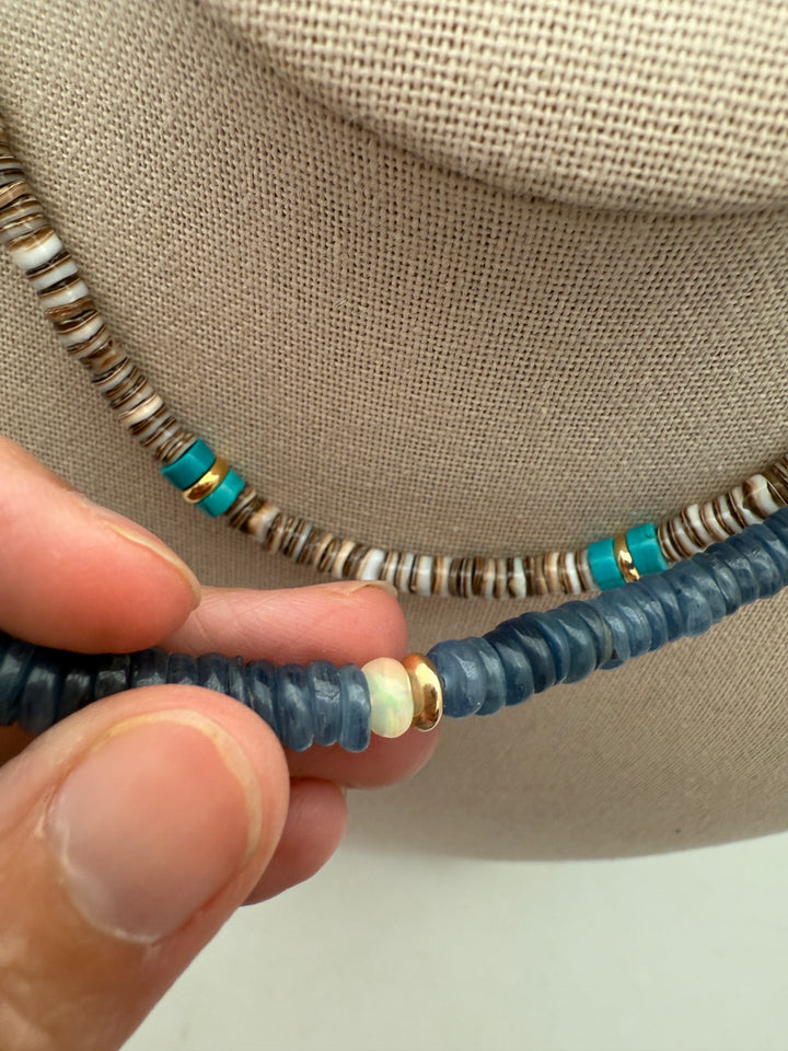 Blue Kyanite West Palm Necklace